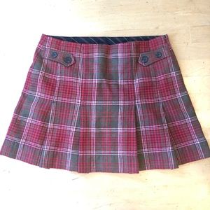 Gap Wool Plaid Skirt Sz 10